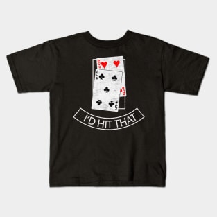 Id Hit That play card Kids T-Shirt